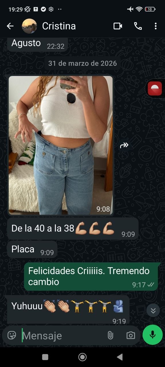 Captura del testimonio de Cristina